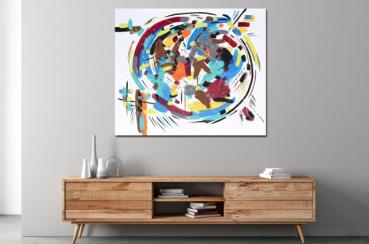 Buy hand painted modern art peggy liebeow - abstract 1384